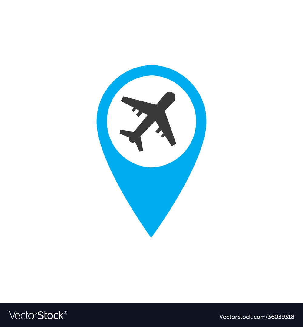 Transport buttons set with map