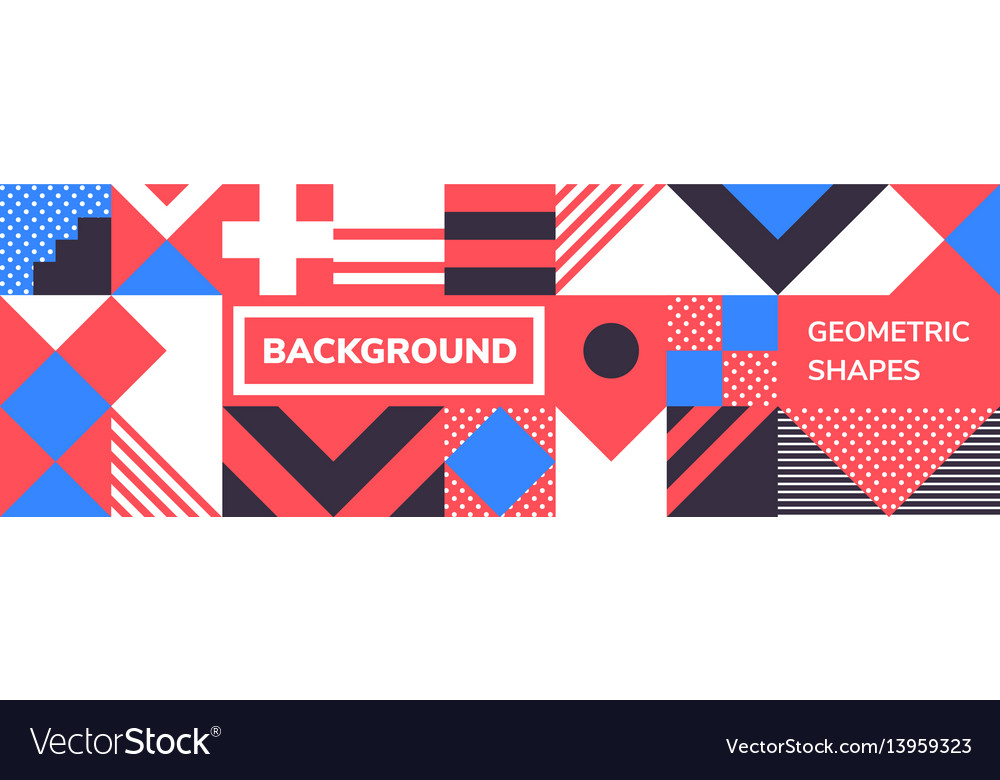 Simple banner vector image Simple banner