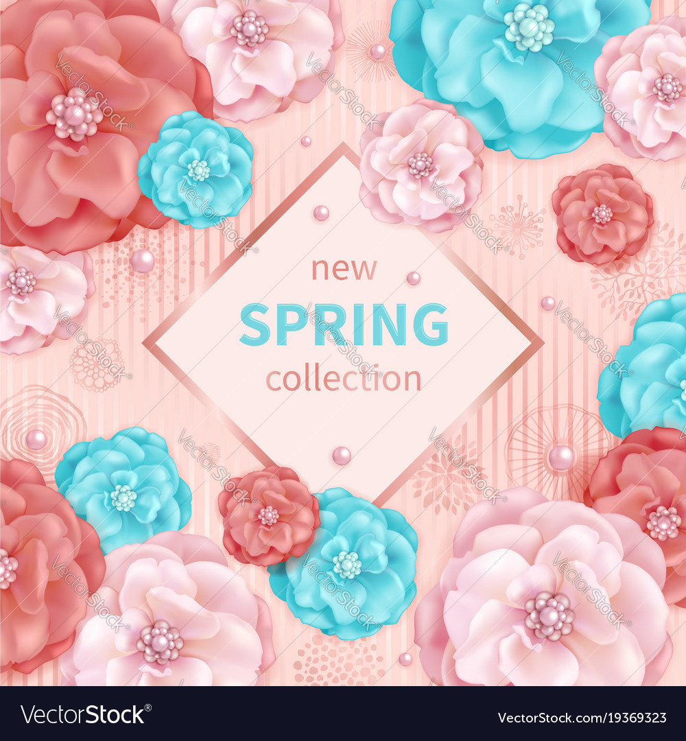 Spring collection background
