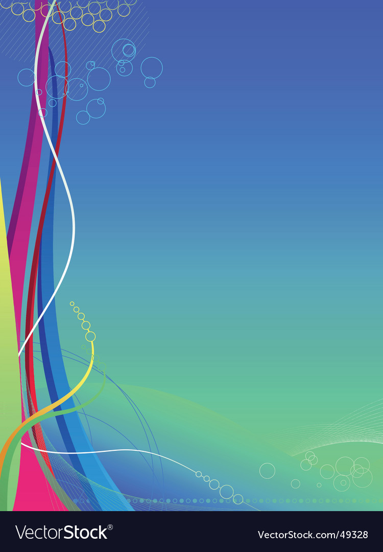 Background colorful waves and lines Royalty Free Vector