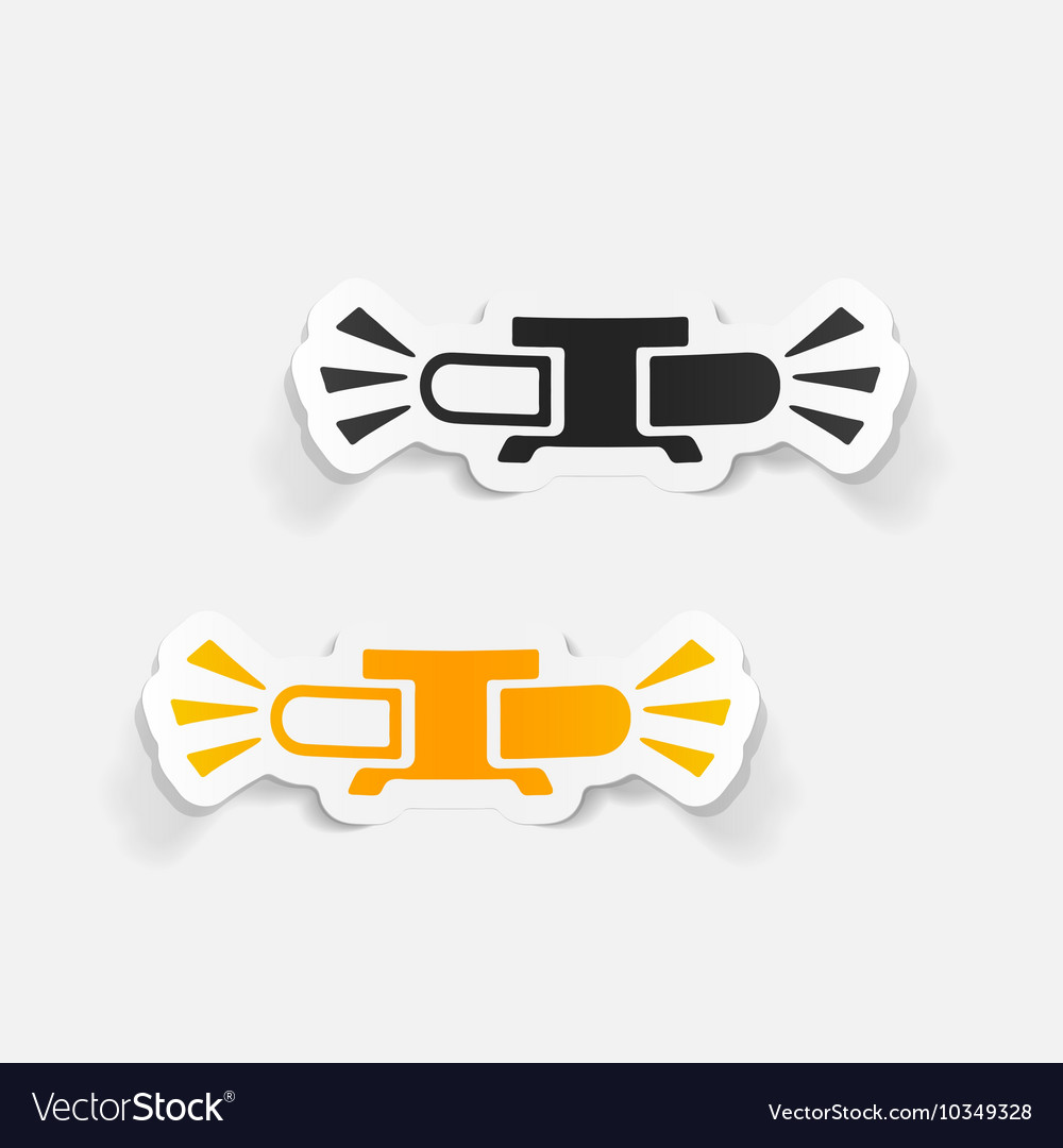 Realistic design element flasher