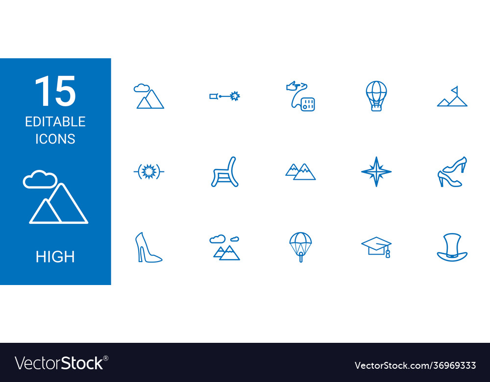 15 high icons