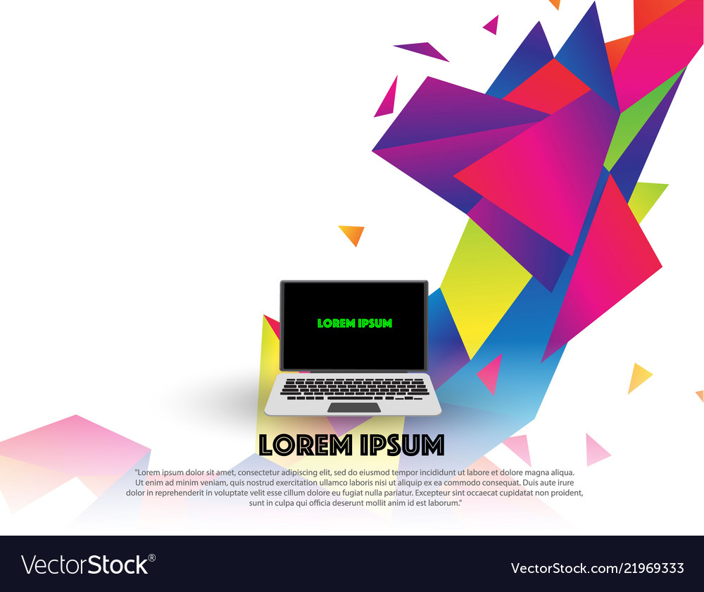 Abstract geometric pattern and background Vector Image Abstract geometric pattern and background