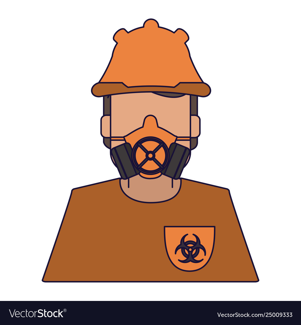 Construction worker avatar Royalty Free Vector Image