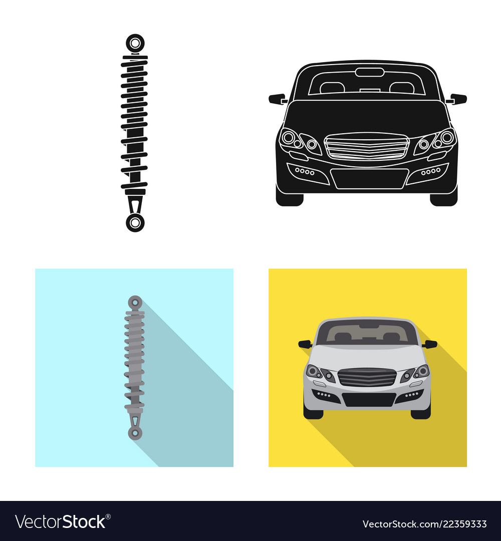 Design of auto and part sign set