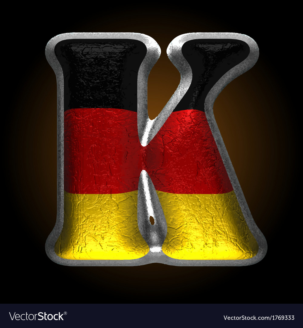 Deutschland Metallfigur k