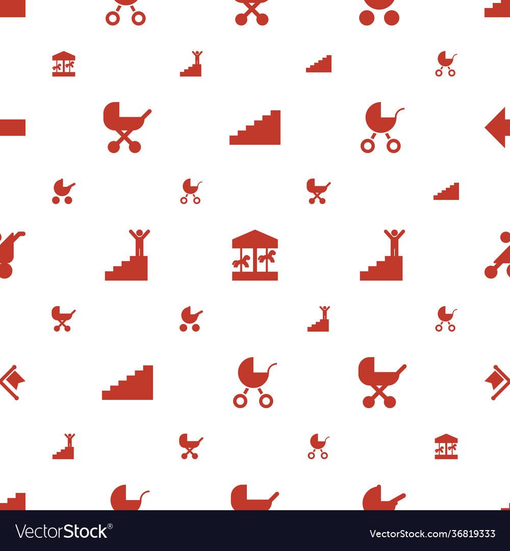 Go icons pattern seamless white background