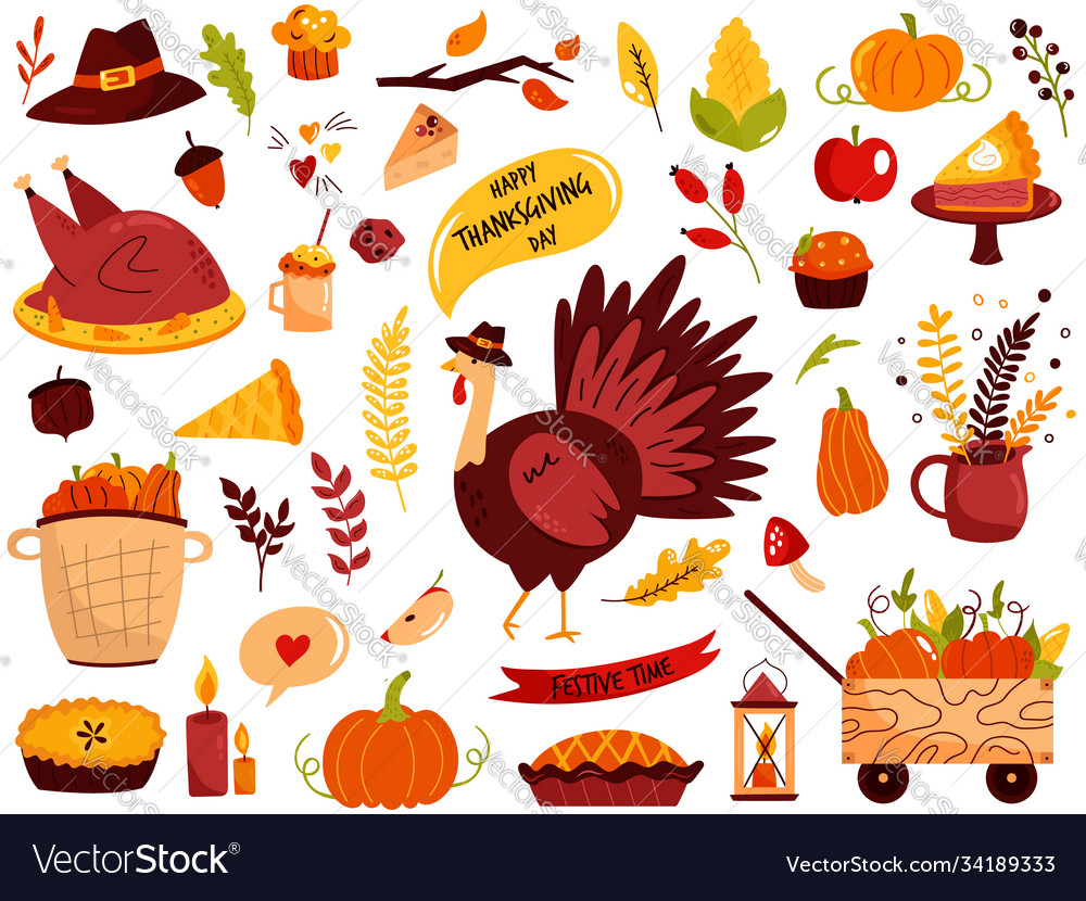 Thanksgiving Symbols - Festive Collection