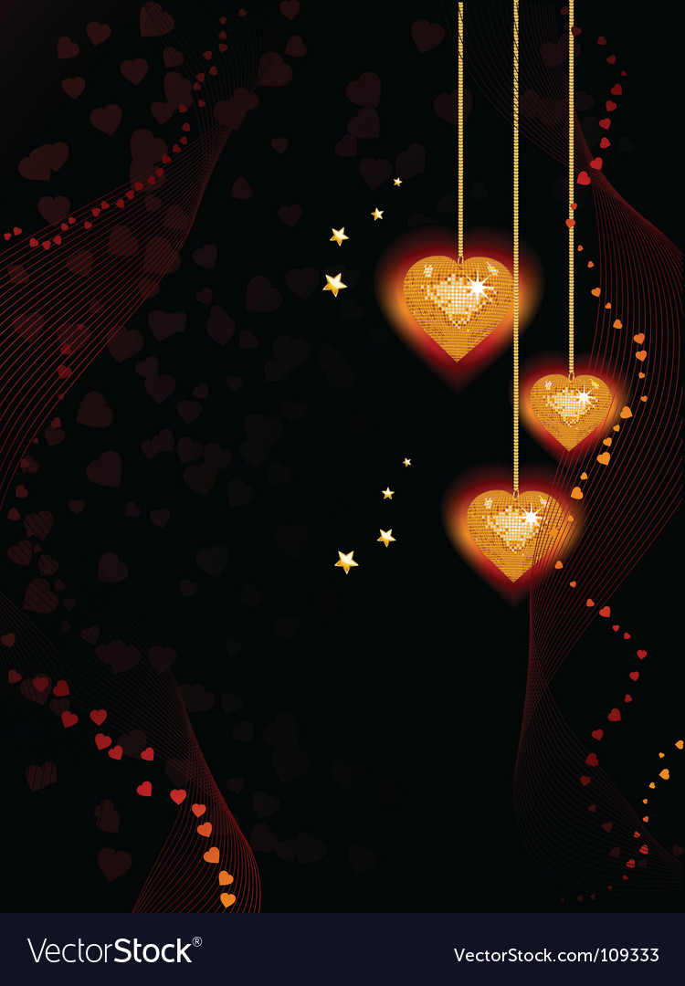 Valentine heart background