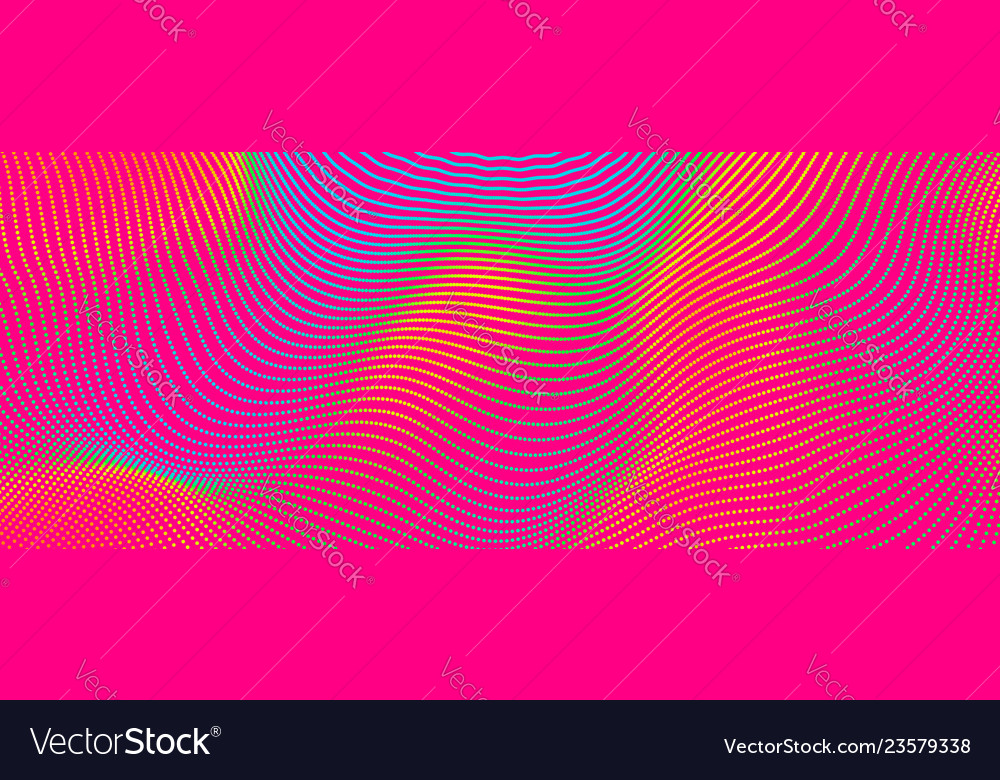 Abstract background with color circles 3d grid vector image Abstract background with color circles 3d grid