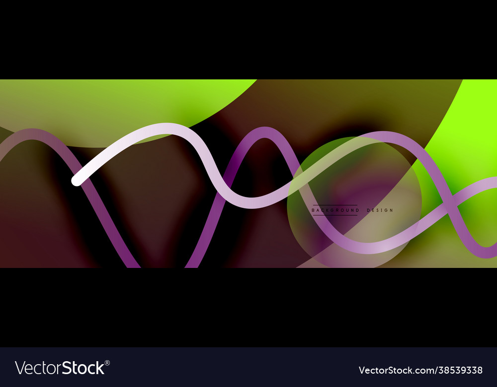 Abstract gradient background with wave line vector image Abstract gradient background with wave line