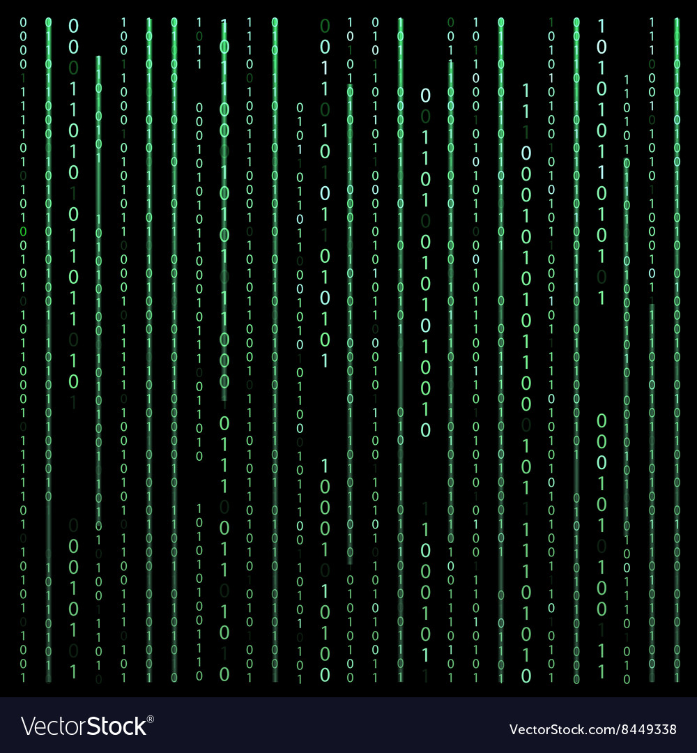 Schwarz-Weiß-Algorithmus binärer Code mit Ziffern