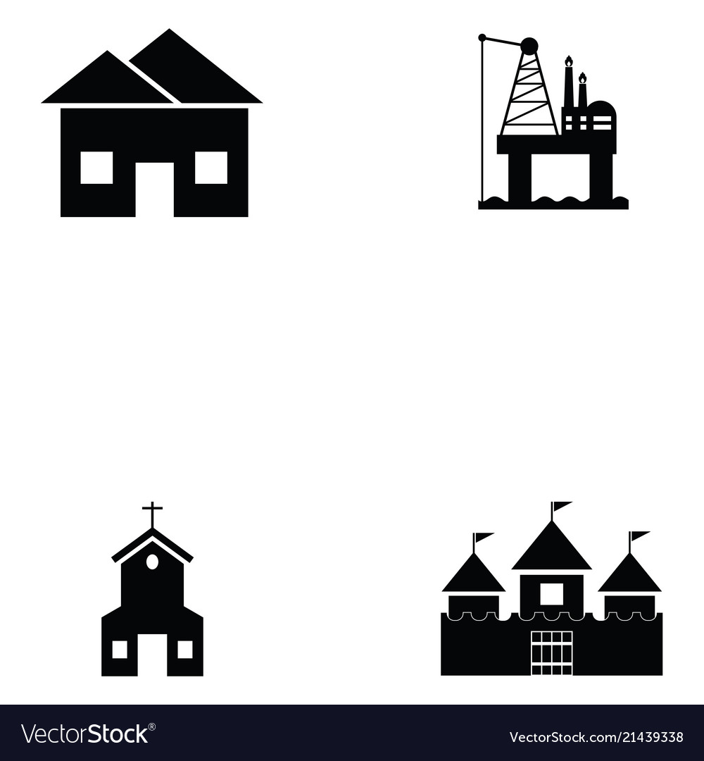 Building icon set