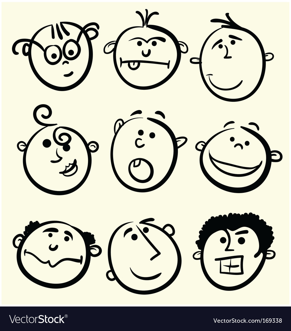 Printable Cartoon Faces