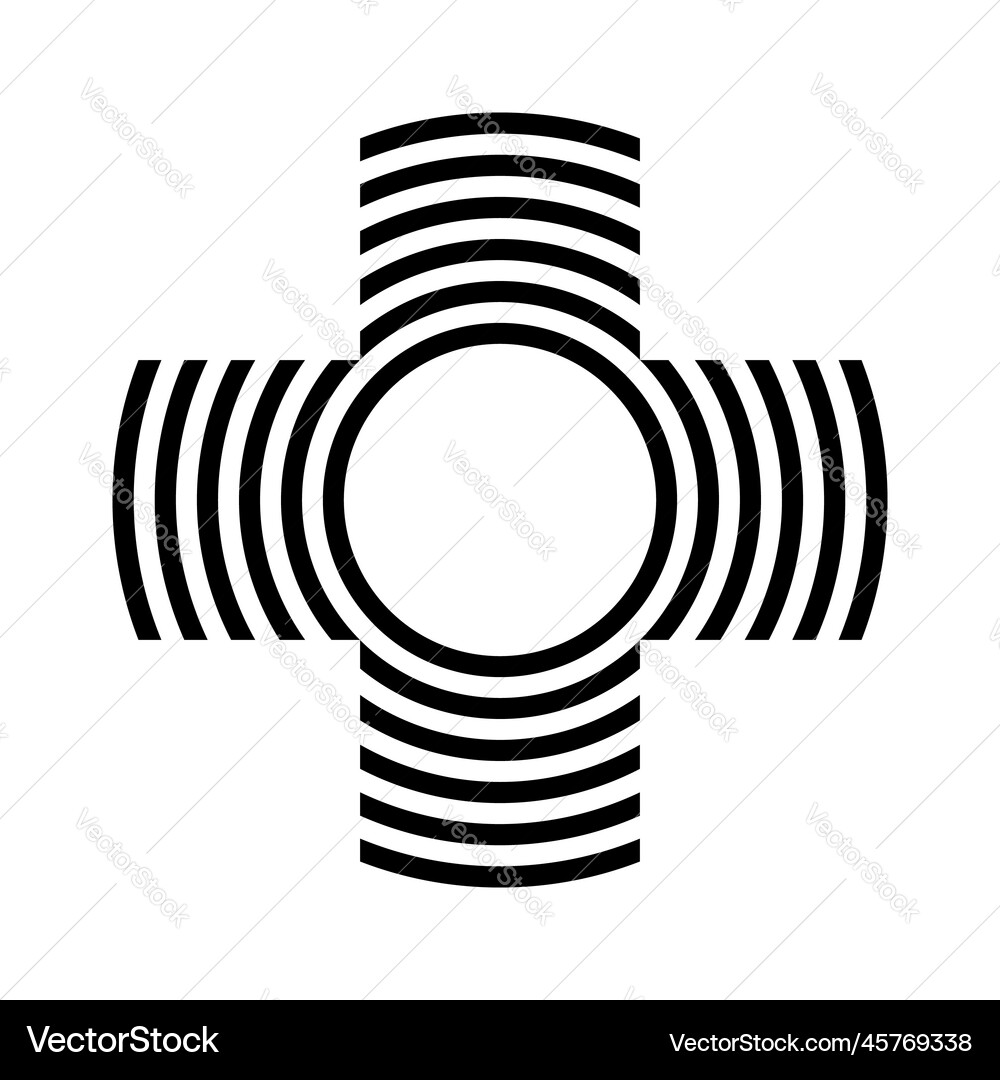 Cross icon Royalty Free Vector Image - VectorStock