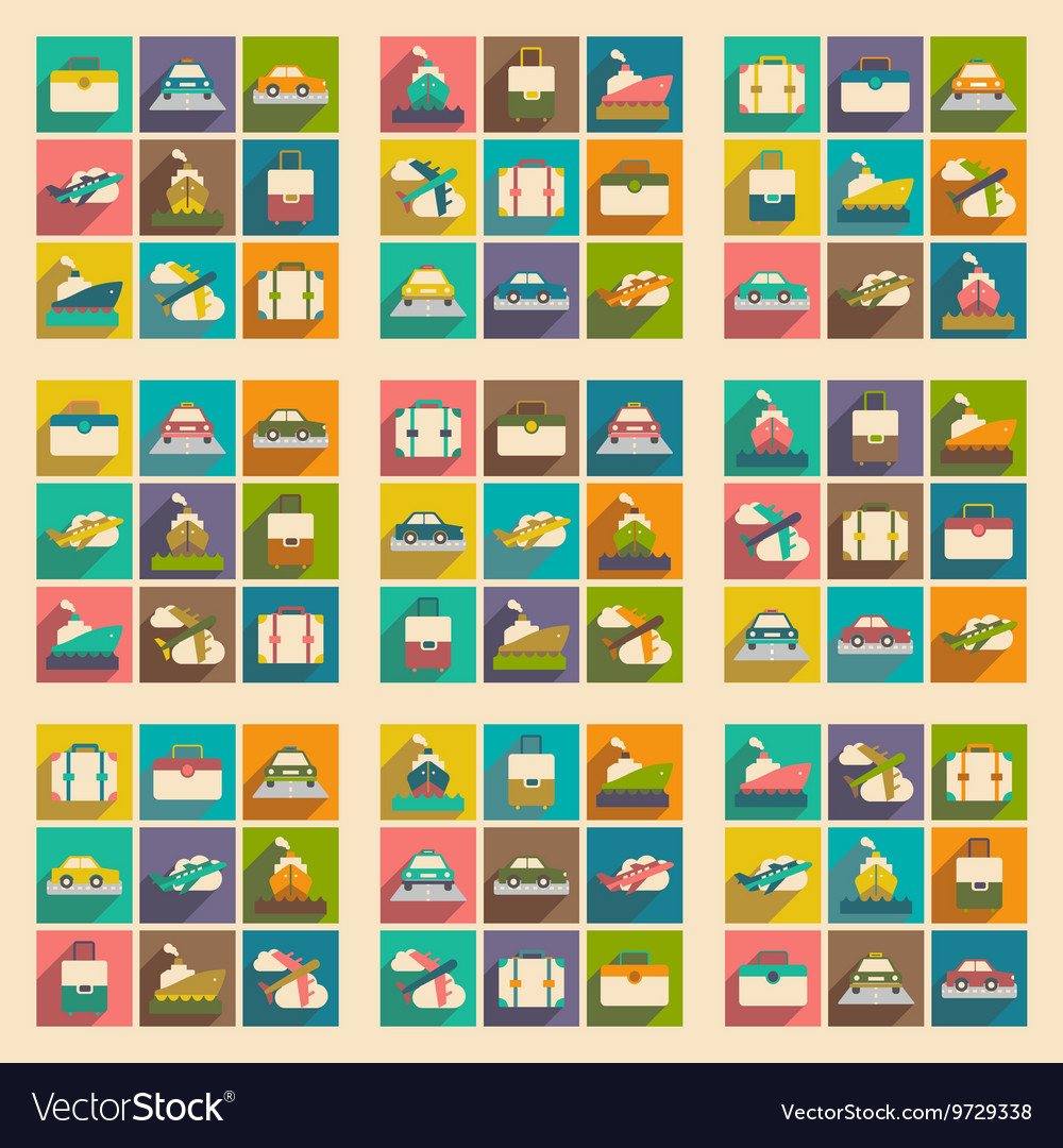 Flat with shadow concept and mobile application