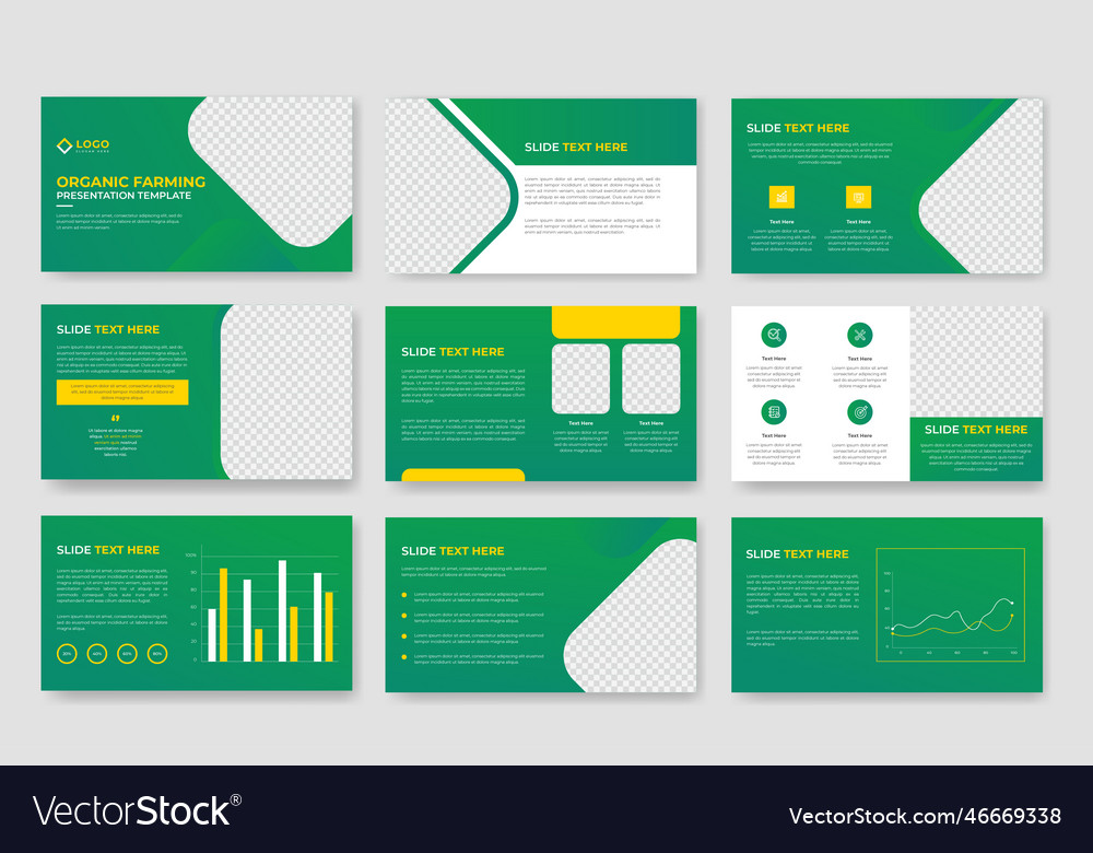 Organic farming presentation slide template