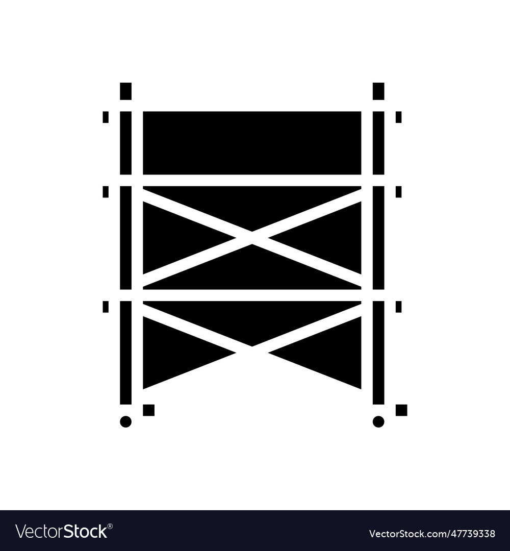 Scaffolding civil engineer glyph icon