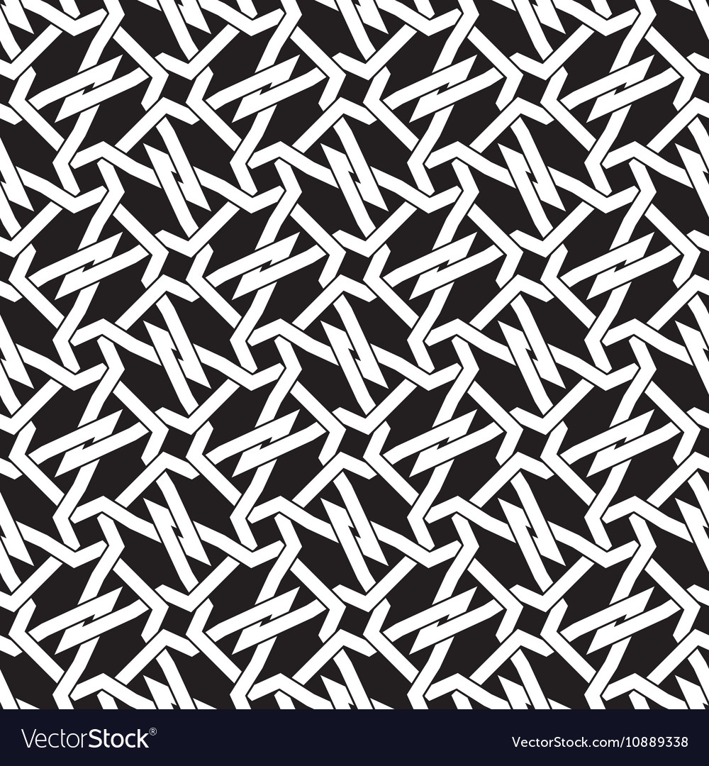 Seamless pattern of intersecting polygons