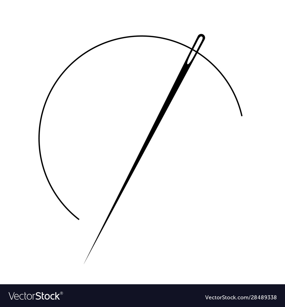 Nähnadel Icon - Thread & Stitch