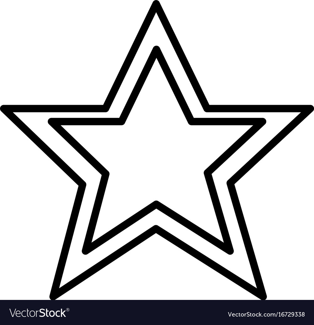 Star icon image Royalty Free Vector Image - VectorStock