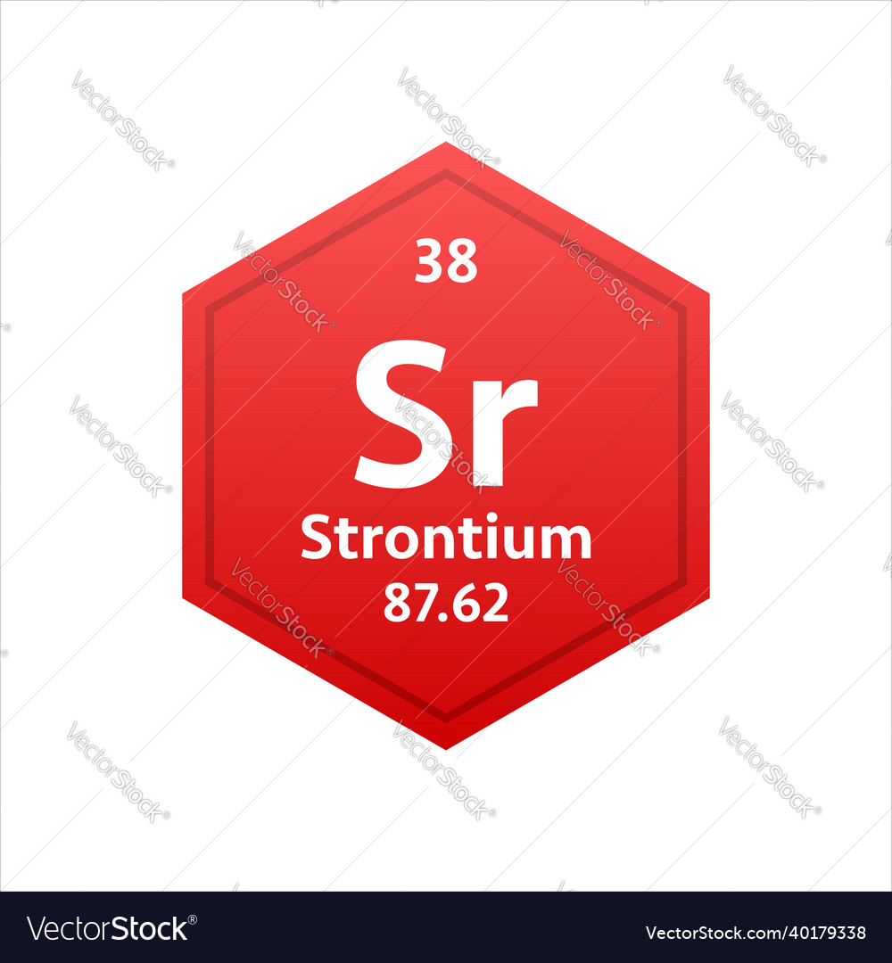 Strontium Chemical Element Symbol