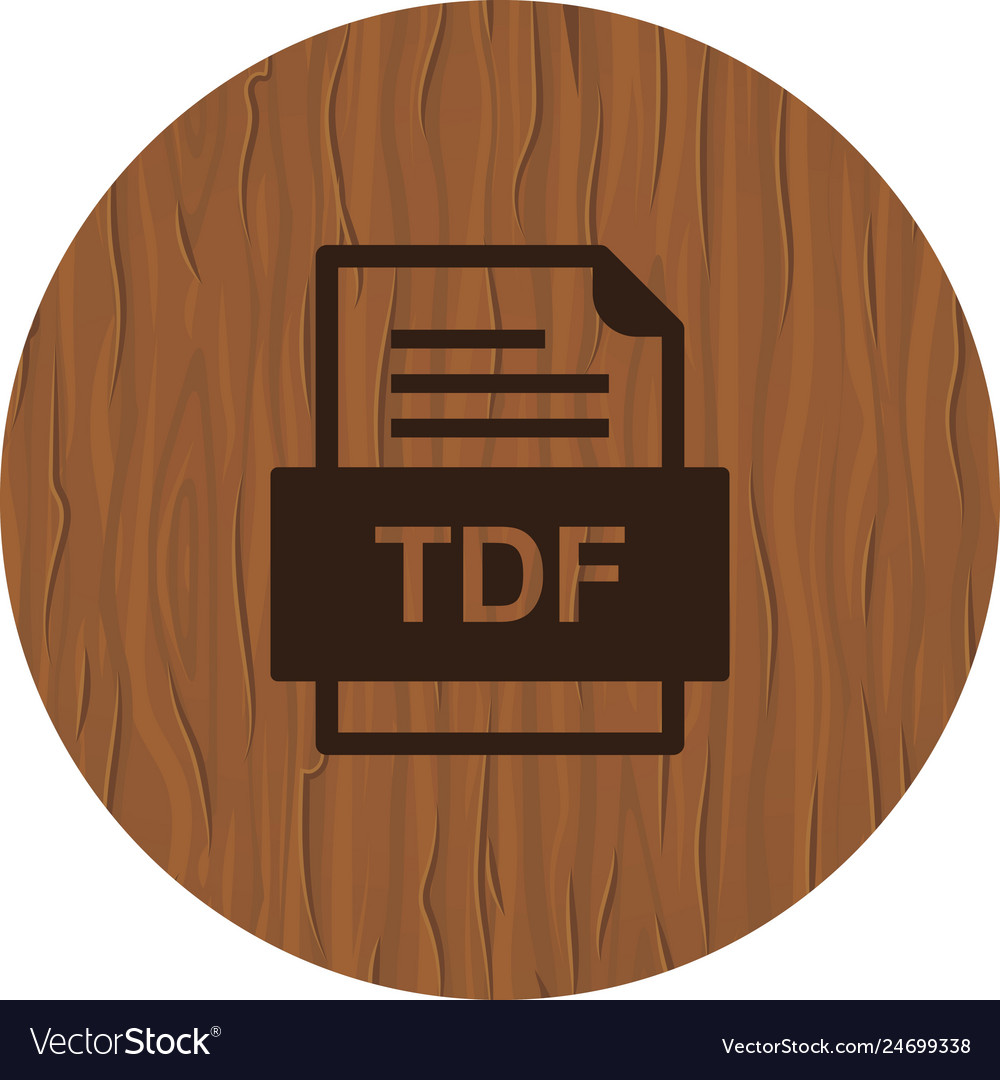Tdf file document icon