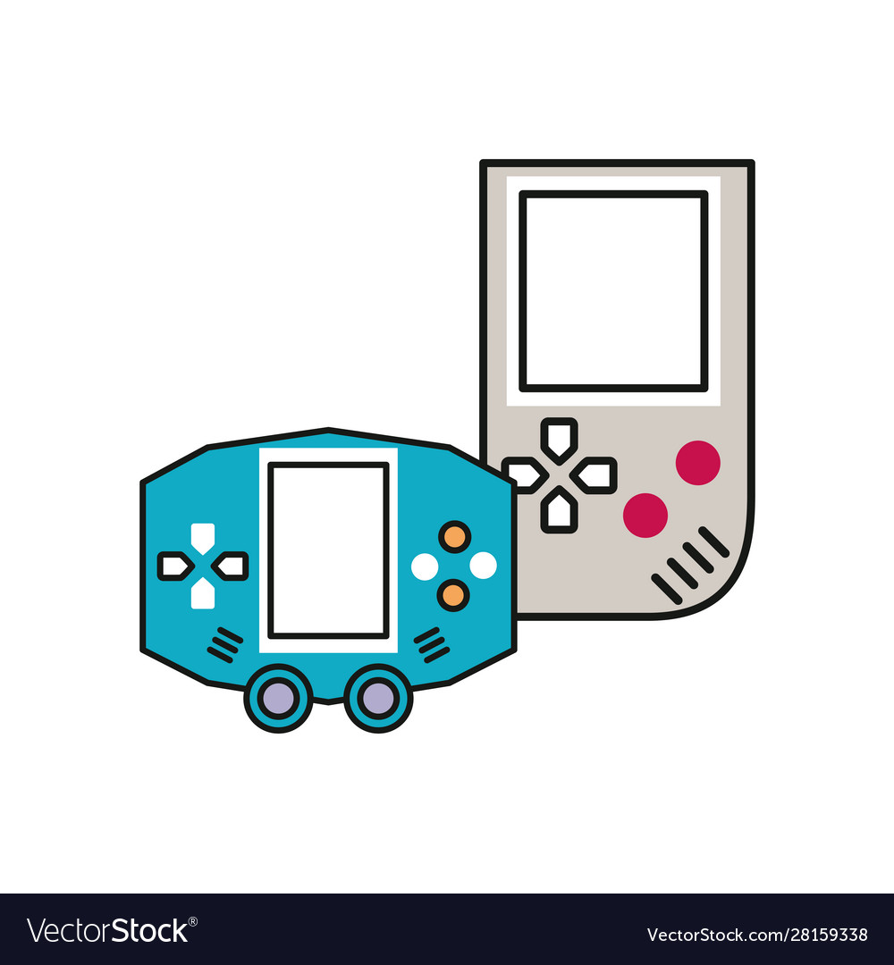 Video game control with display handle icon