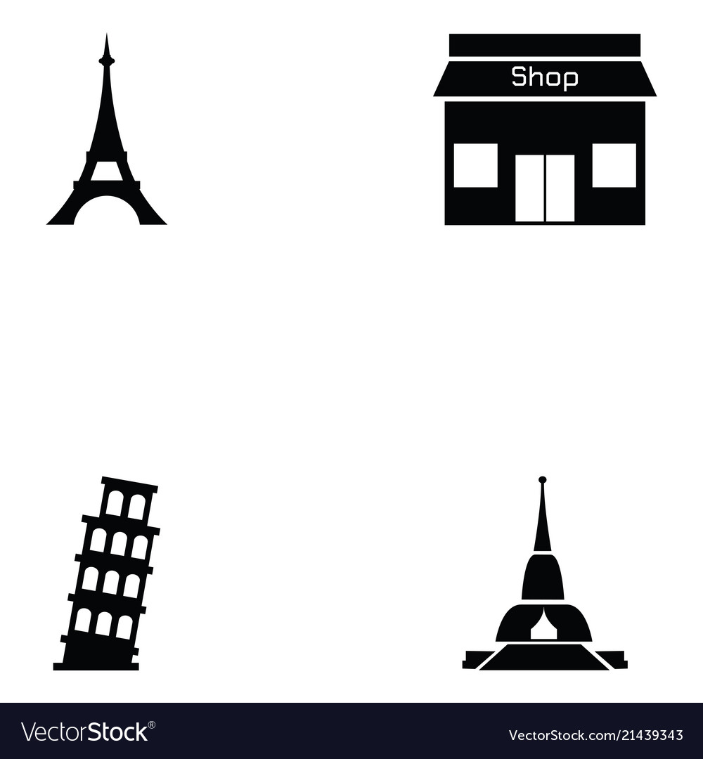 Building icon set