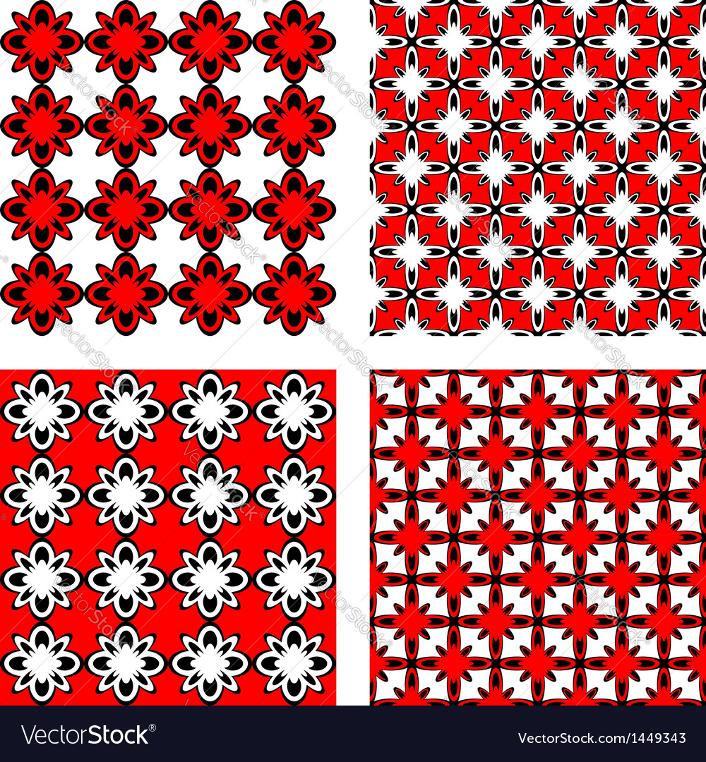 Design seamless pattern set