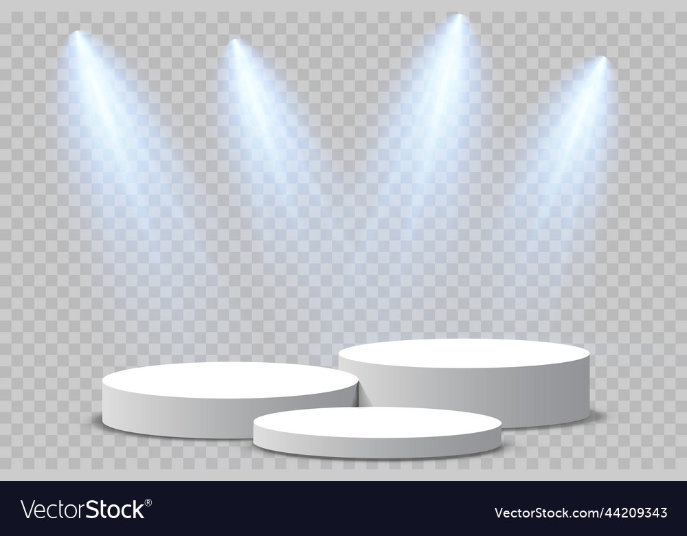 Display pedestal design platform empty product Vector Image Display pedestal design platform empty product