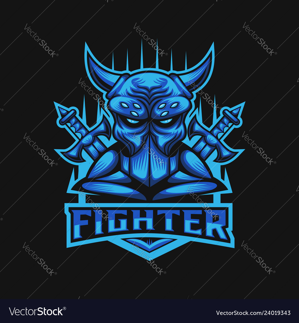 Premium Vector  Fighter esport team mascot logo