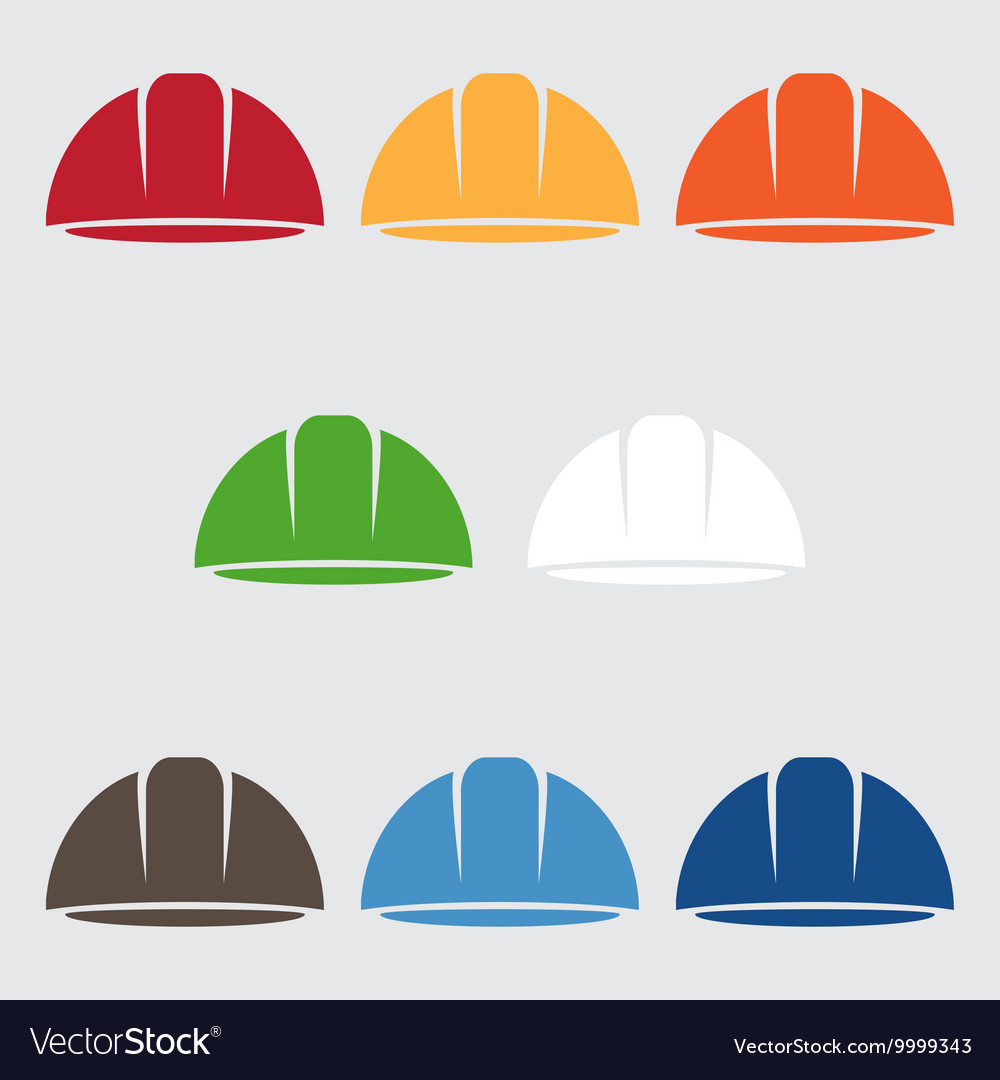 Set of abstract icon design template worker