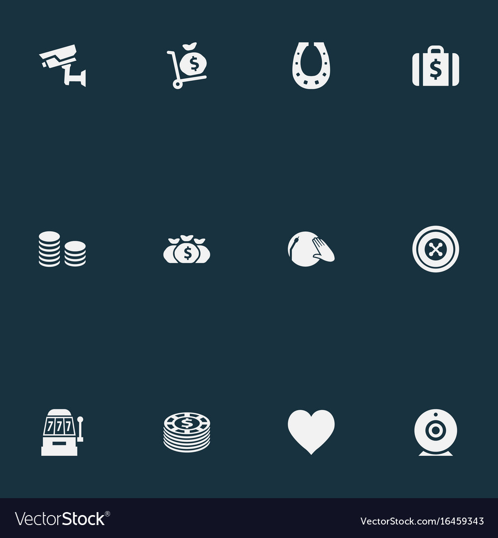 Set of simple icons element