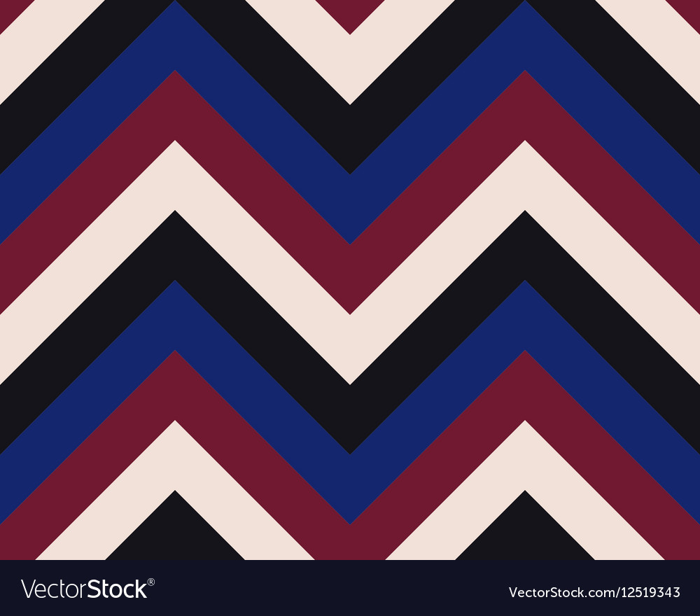 Striped zigzagging seamless pattern zig-zag line