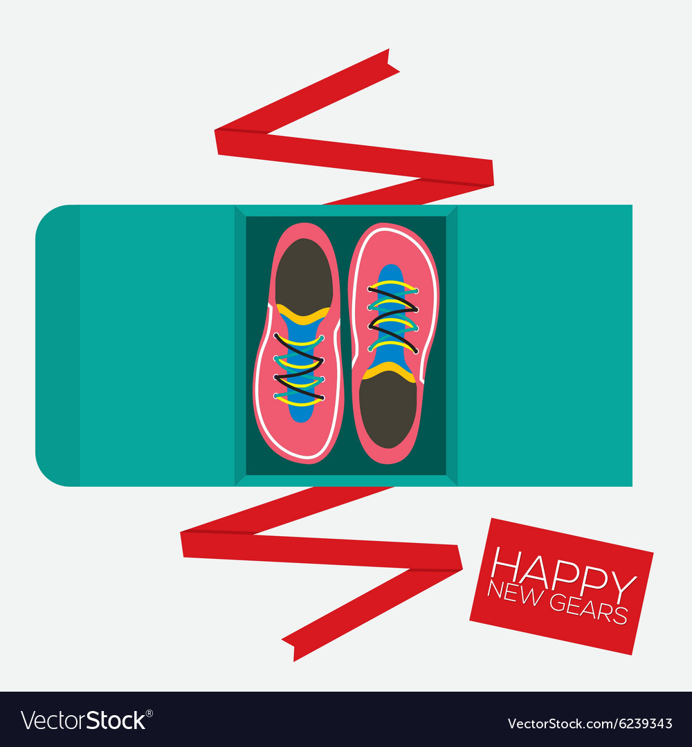 Stylish Running Shoes Gift Box