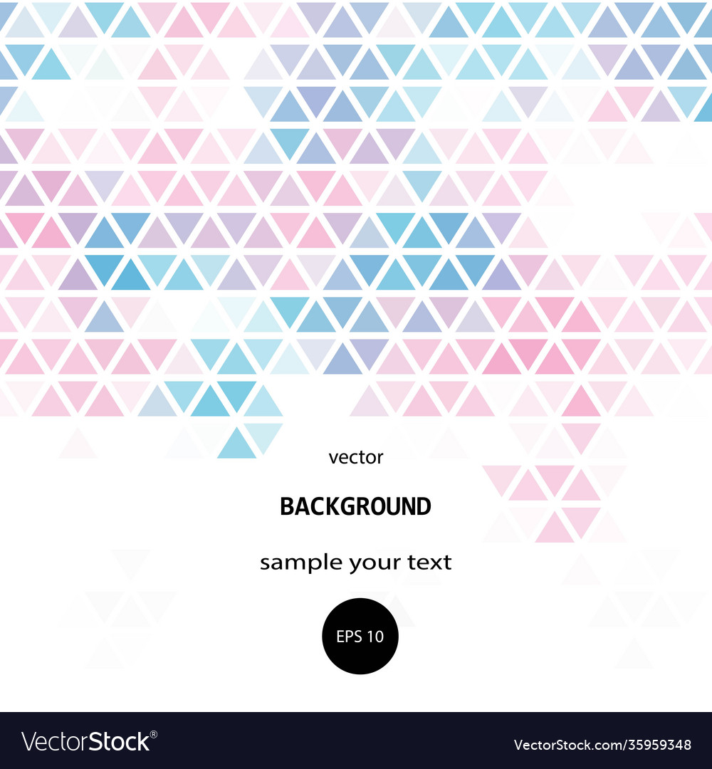 Colored geometric background triangular abstract