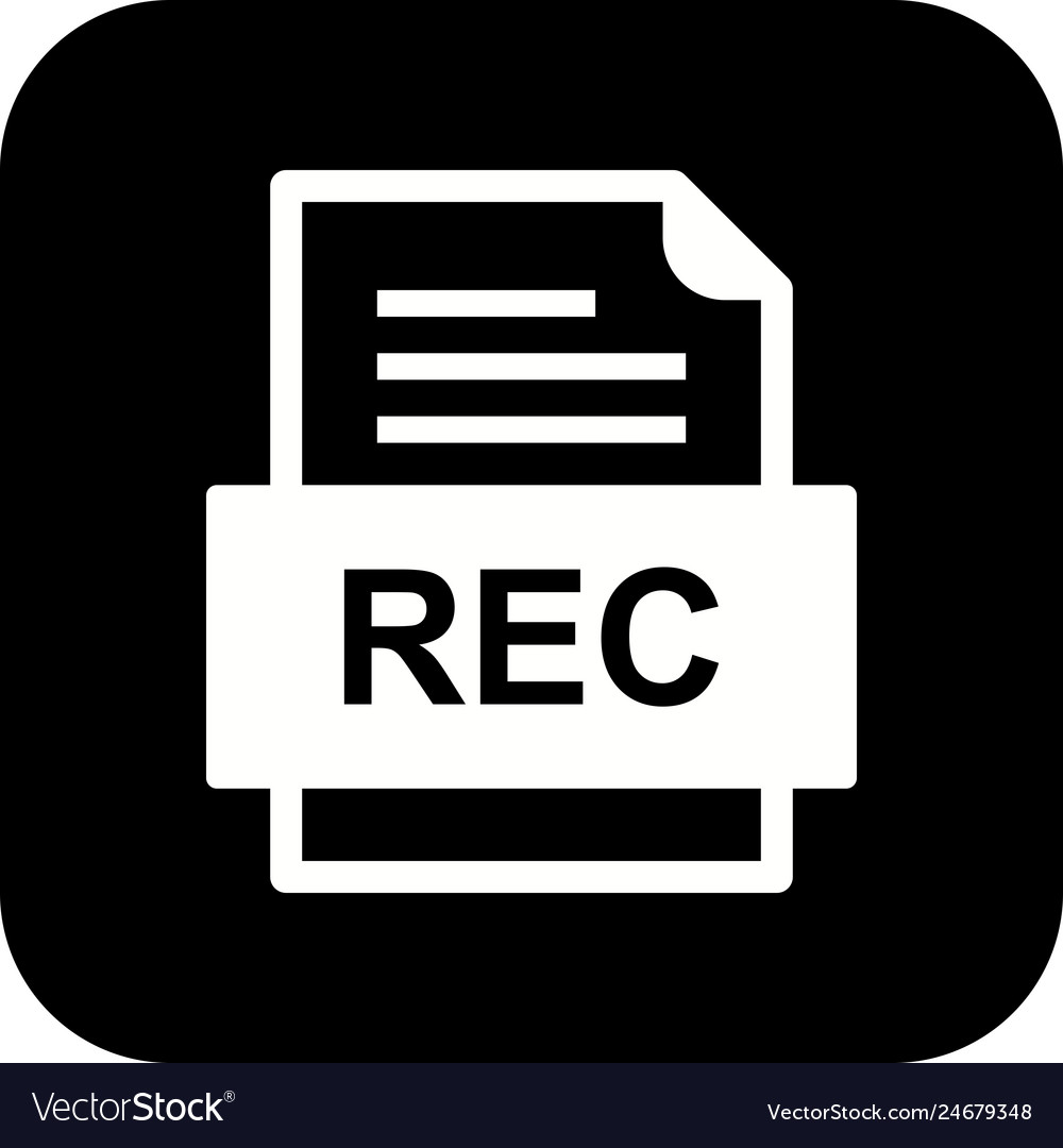 Rec file document icon