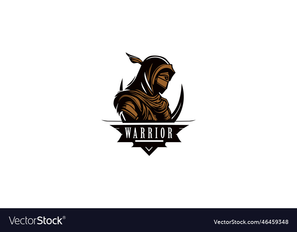 Warrior logotype stock vector. Illustration of company - 86257918