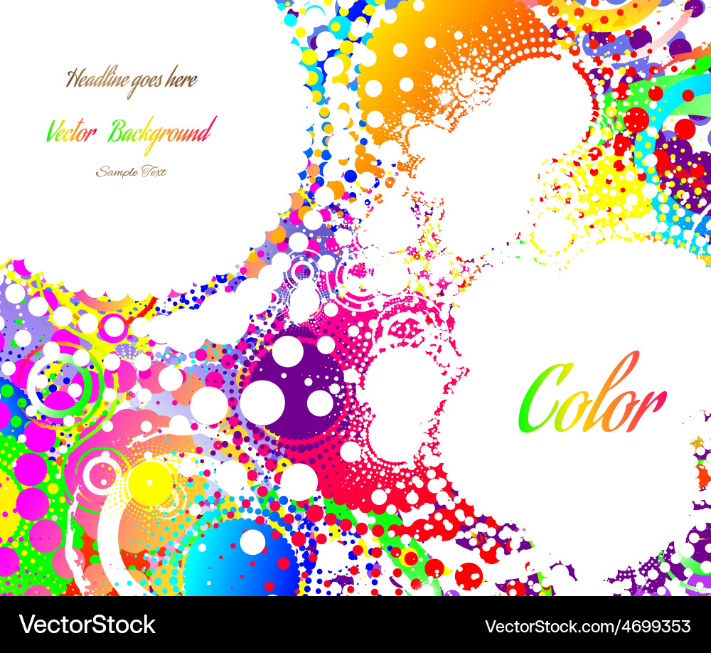 Abstract bright background Royalty Free Vector Image