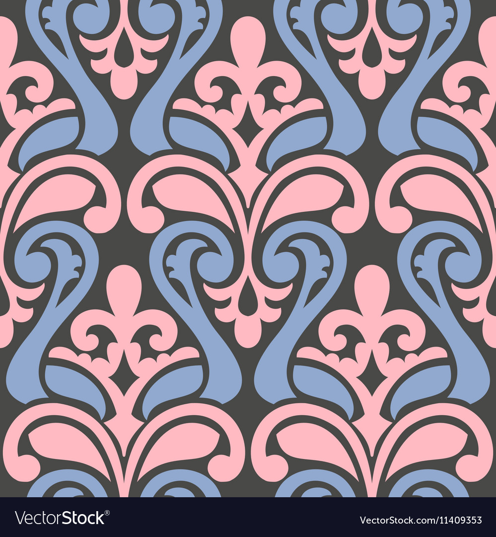 Damask seamless pattern