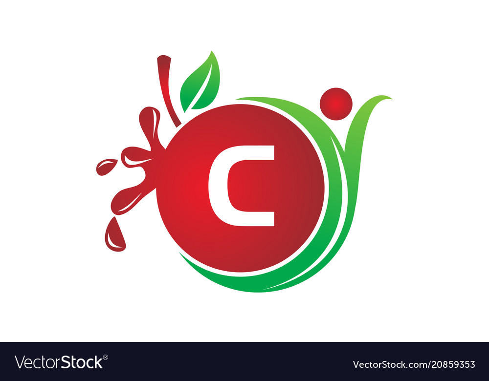 Health fruit juice initial c