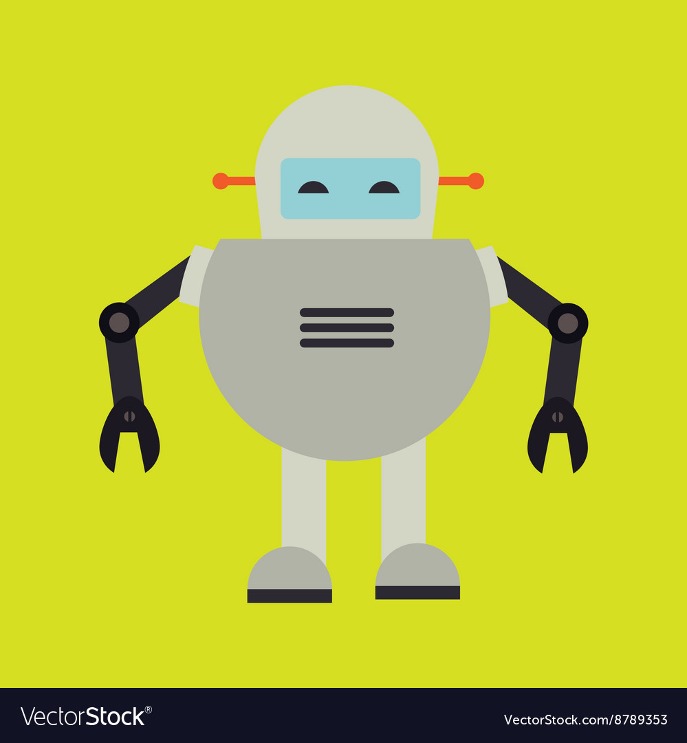 Robot icon design Royalty Free Vector Image - VectorStock