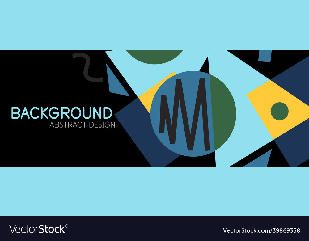 Abstract background blocks lines triangles vector image Abstract background blocks lines triangles