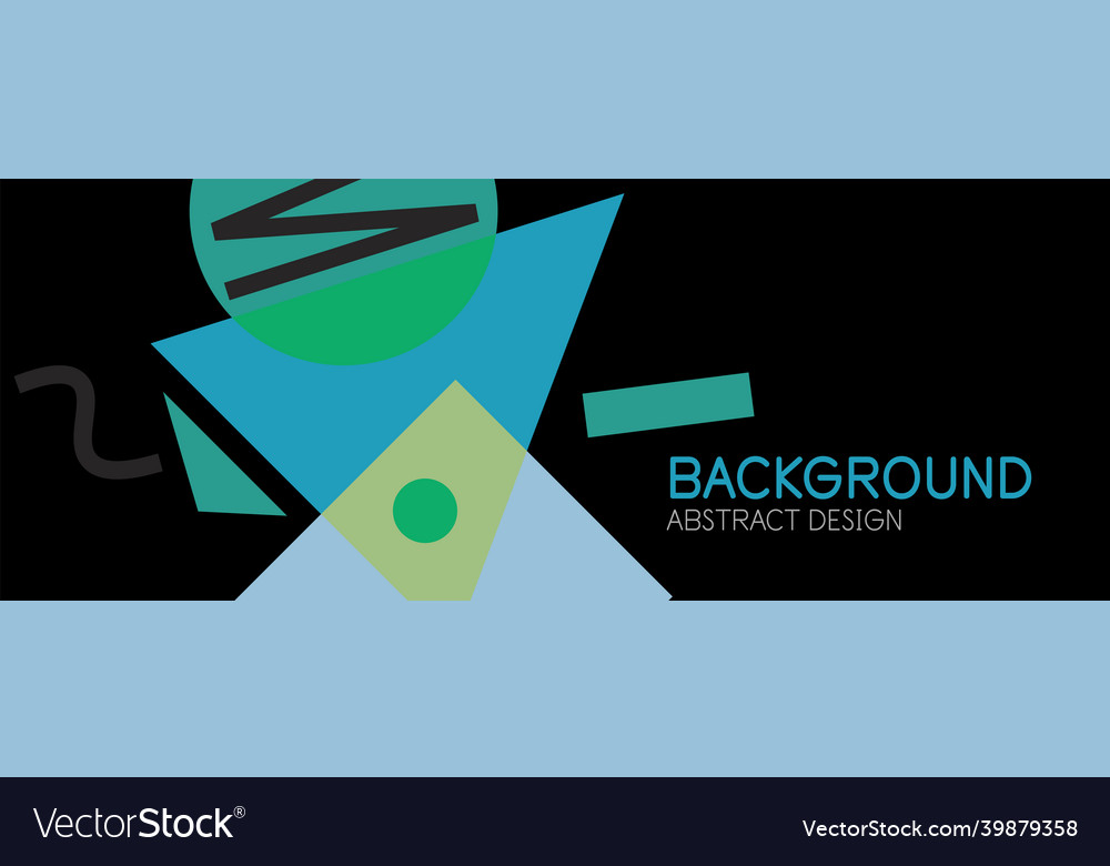 Abstract background blocks lines triangles vector image Abstract background blocks lines triangles