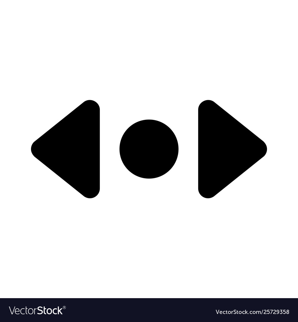 Both direction scrolling arrows in horizontal