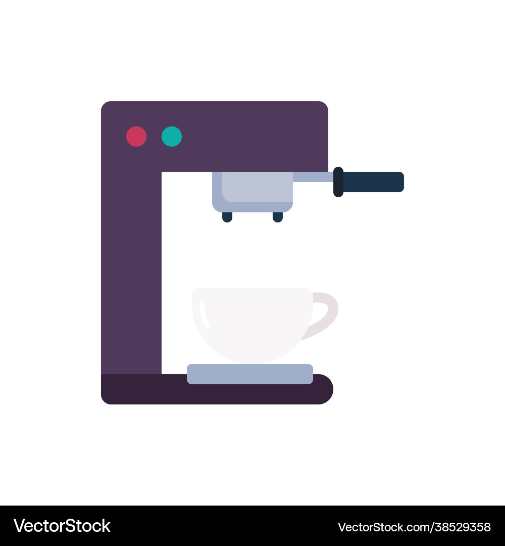 Coffee machine icon maker Royalty Free Vector Image