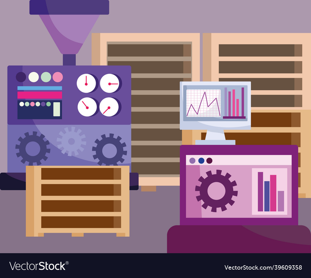 Factory computer and machine