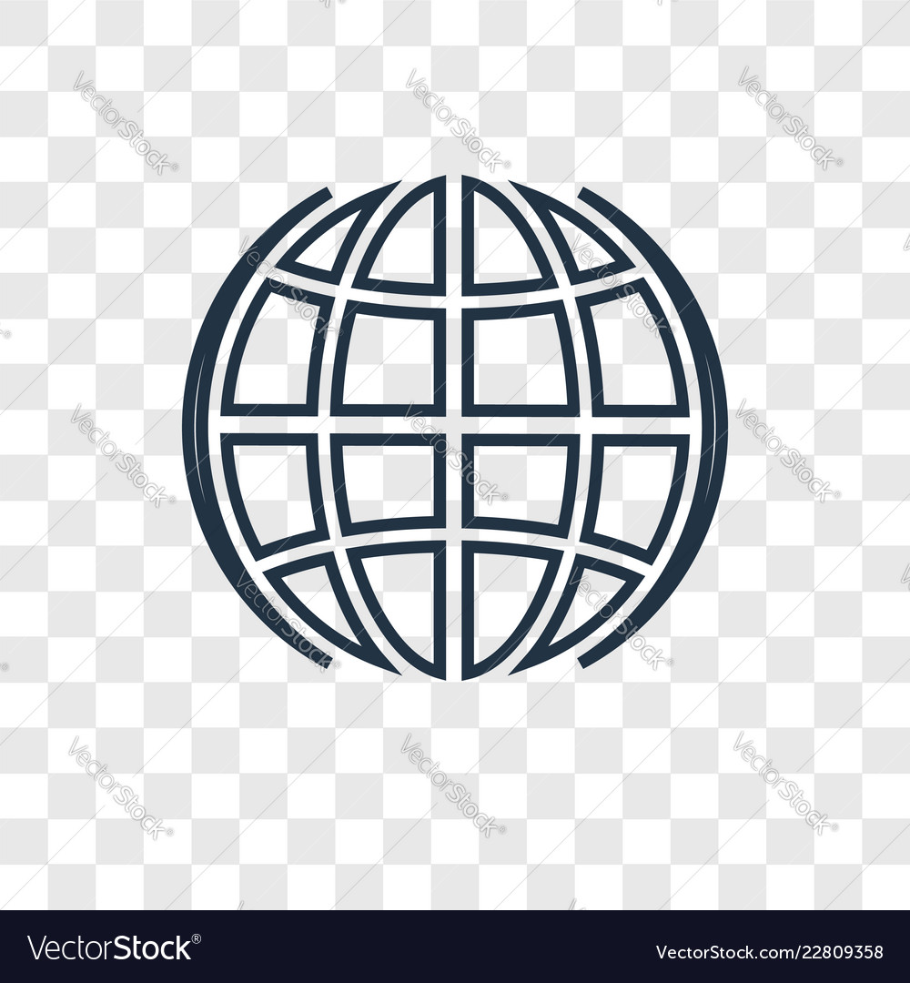 Internet concept linear icon isolated