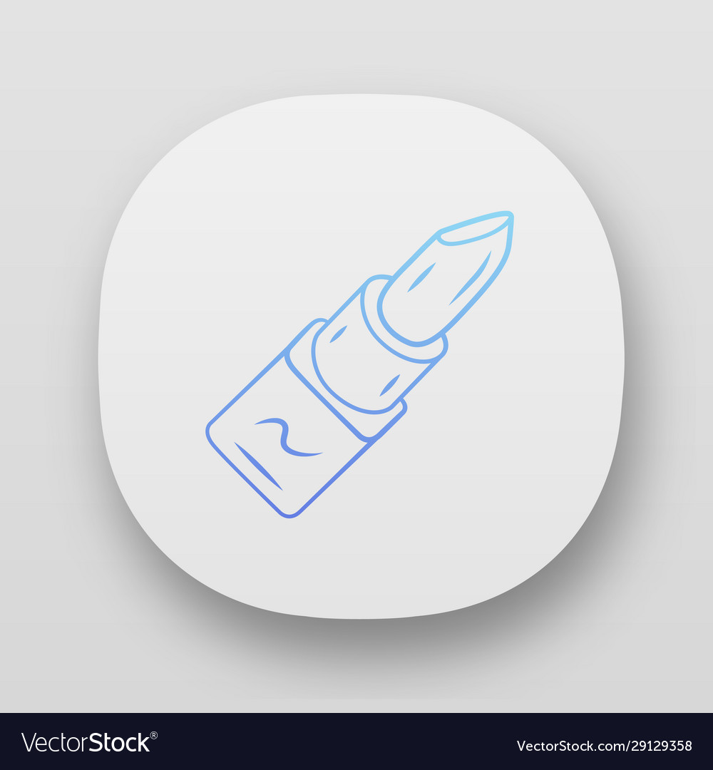 Lip Gloss Lippenstift Tube App-Icon uiux Benutzer